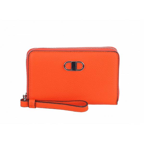 Portefeuille en cuir orange  Daphné Orange Arthur & Aston Mode femme
