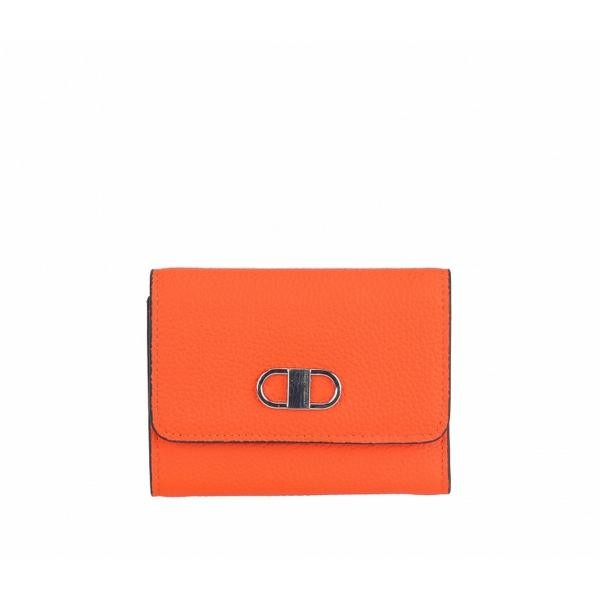 Porte-monnaie en cuir orange  Daphné Orange Arthur & Aston Mode femme