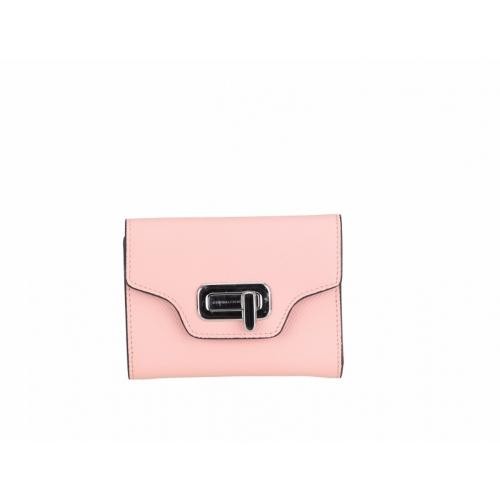 Porte-monnaie en cuir rose petale  Paloma Rose Arthur & Aston Mode femme