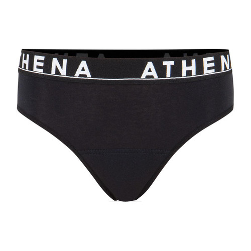 Athéna - Slip pour les règles noir en coton - Athena pour femmes
