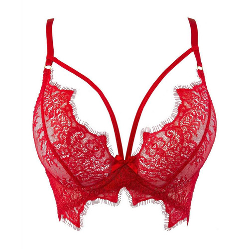 Semi-corset - Rouge Axami lingerie   Axami lingerie Mode femme