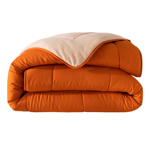 Becquet - Couette 200x200 HEBE 400 g/m² orange en polyester 