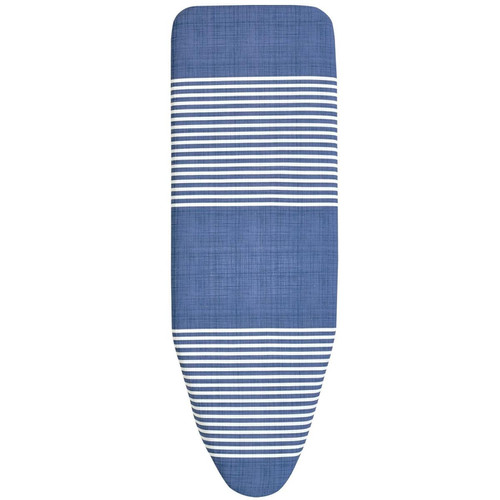Housse de repassage en textile à rayures MARINOH bleu marine Becquet Meuble & Déco