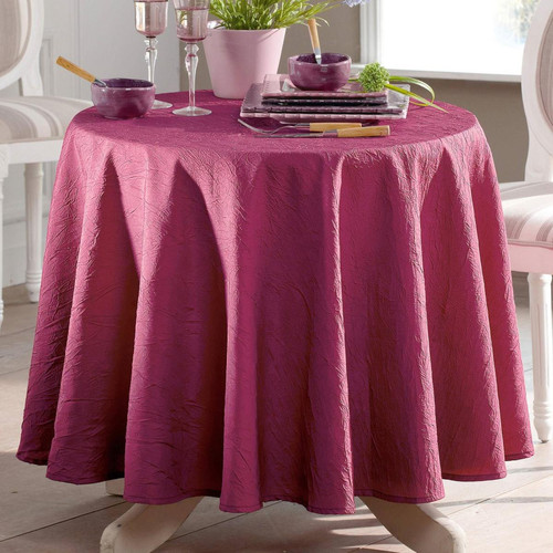 Becquet - Lot de 3 Serviettes de table Violet prune  - Serviette de table