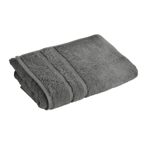 Becquet - Serviette d'invité COTON D'EGYPTE en coton gris granit - Serviettes draps de bain gris