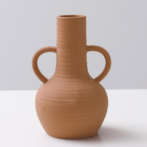 Becquet - Vase décoratif en céramique terracotta - Vase Design