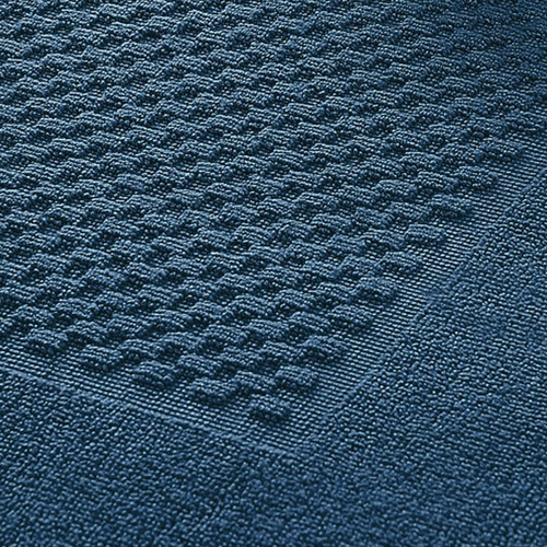 Lot de 2 tapis de bain GALAXI rectangulaire bleu marine Becquet