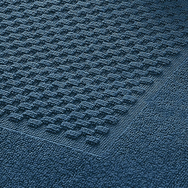 Lot de 2 tapis de bain GALAXI rectangulaire bleu marine Becquet