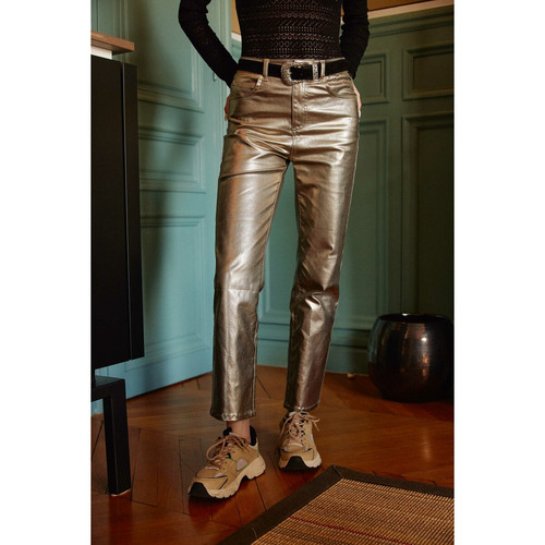 Pantalon BRIEG  - Or en coton La Petite Etoile Mode femme