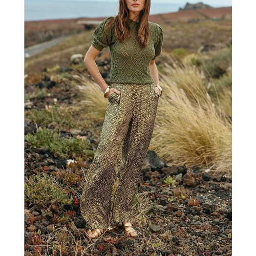 Pantalon MOONA - Vert en viscose La Petite Etoile Mode femme