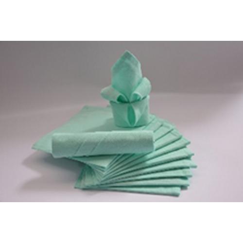 Calitex - Lot de 12 serviettes de table vert d'eau - Serviette de table