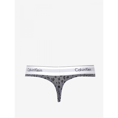 String - Gris Calvin Klein Underwear en coton Calvin Klein Underwear Mode femme