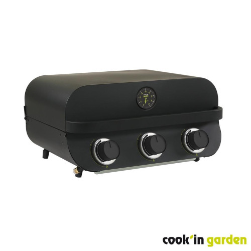 Barbecue gaz à poser Flavo 60 Noir Cook'In Garden Meuble & Déco
