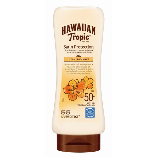 Hawaiian Tropic - Lotion Haute Protection Satin - Solaire et bronzant  femme