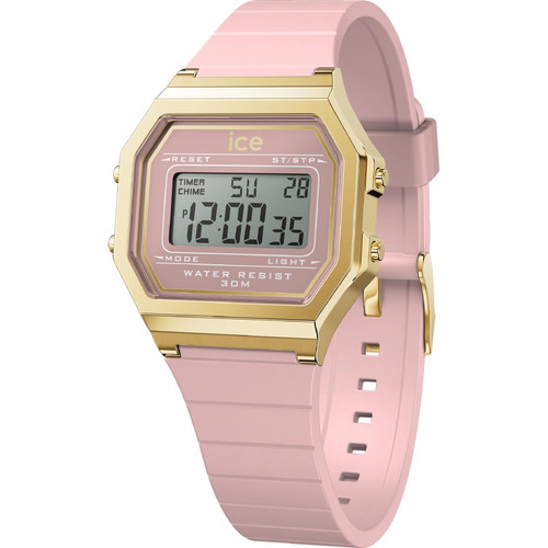 Montre Femme Ice-Watch ICE digit retro - Blush pink - Small - 022056 Rose Ice-Watch Mode femme