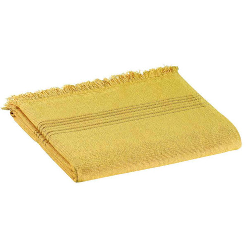 3S. x Home - Serviette Invité NINA - Serviettes draps de bain jaune