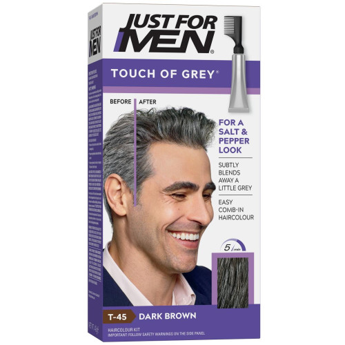 Just for Men - COLORATION CHEVEUX HOMME - Gris Châtain Foncé - Coloration cheveux
