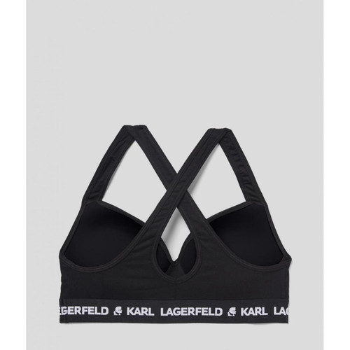 Soutien-gorge rembourre sans armatures logote - Noir Karl Lagerfeld Mode femme
