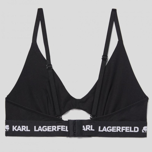 Soutien-gorge triangle sans armatures logote - Noir Karl Lagerfeld Mode femme