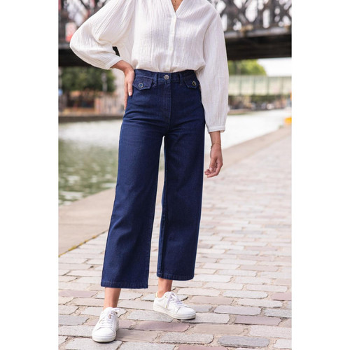Jean Bleu taille haute PULP B en coton La Petite Etoile Mode femme