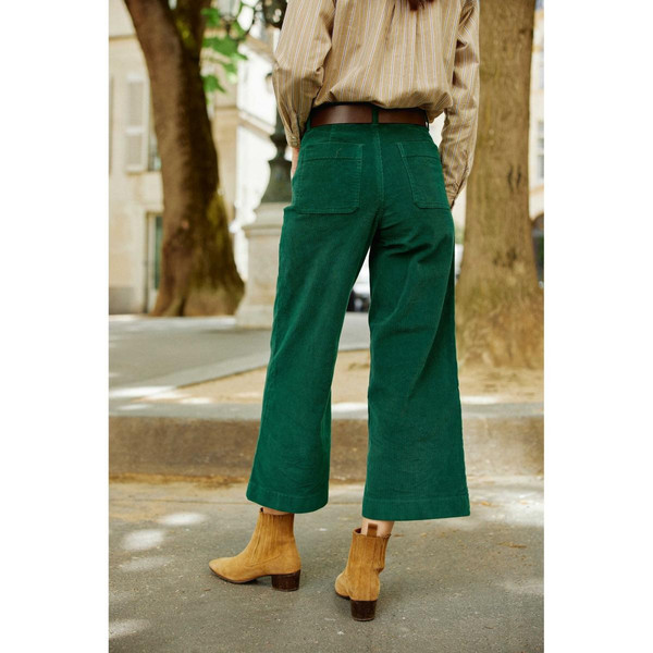 Pantalon ATLANTA V - Vert en coton La Petite Etoile