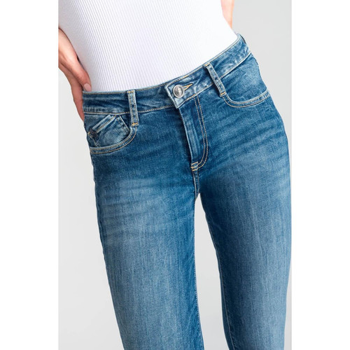 Jeans bootcut POWER bootcut, longueur 34 bleu en coton Gigi Le Temps des Cerises Mode femme