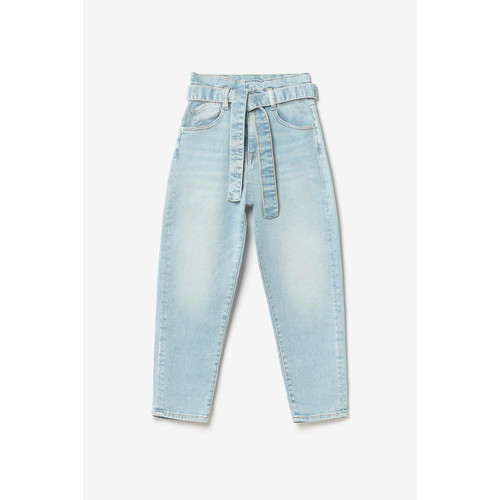 Jeans boyfit MILINA, 7/8ème bleu en coton Le Temps des Cerises