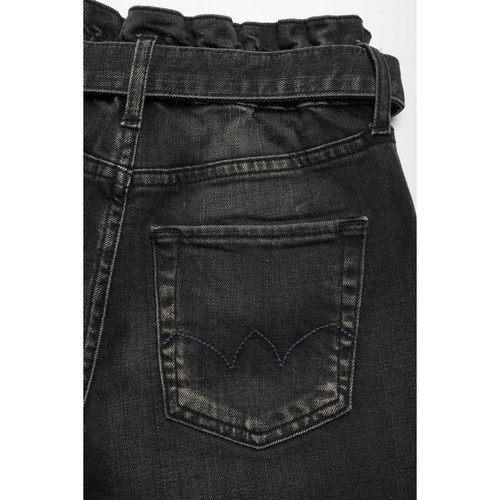 jeans Milina boyfit noir N°1 en coton Le Temps des Cerises