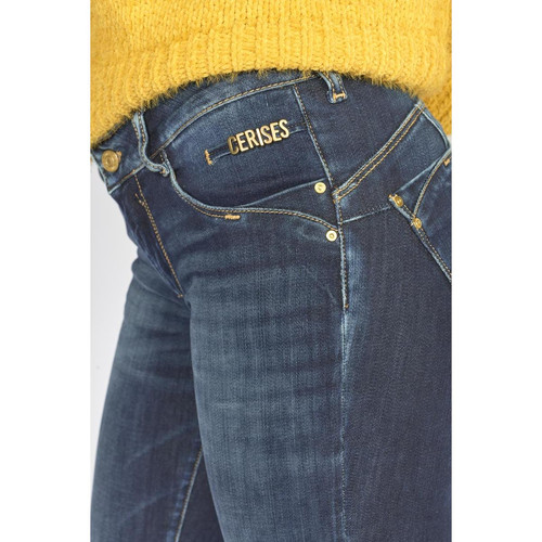 Le Temps des Cerises - Jeans push-up slim PULP, longueur 33 bleu en coton Demi - Jeans bleu