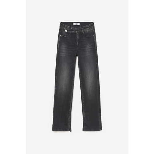 Jeans regular, droit 400/14, longueur 34 noir en coton Le Temps des Cerises