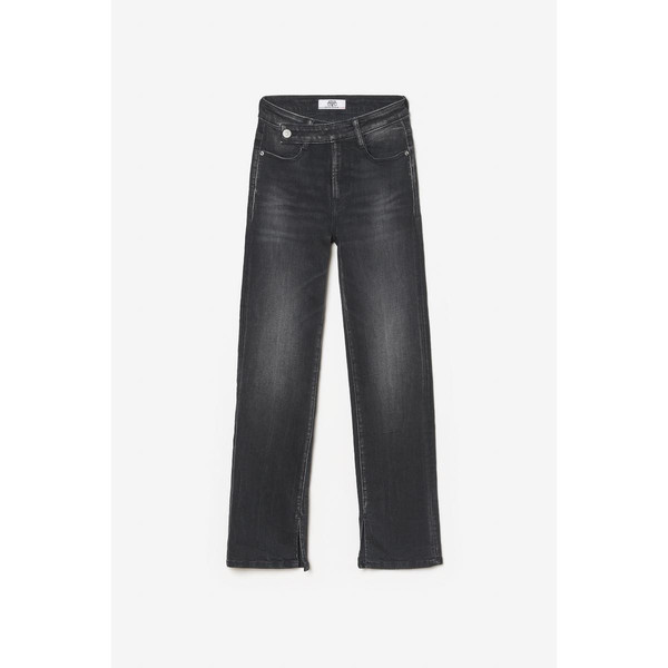 Jeans regular, droit 400/14, longueur 34 noir en coton Le Temps des Cerises