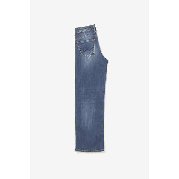 Jeans regular, droit pulp slim taille haute, longueur 34 bleu en coton  Pantalon / Jean / Legging  fille