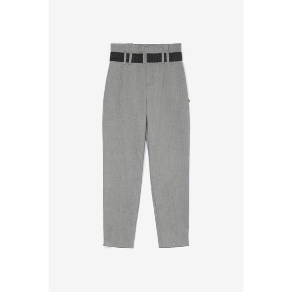 Pantalon carotte HOBBESGI gris Pantalon / Jean / Legging  fille