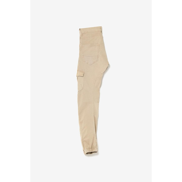 Pantalon Patos tapered arqué beige blanc en coton Pantalon / Jean / Jogging garçon