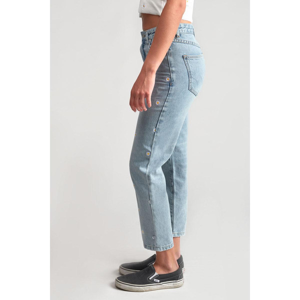 Pantalon droit en jeans JENIGI bleu Pantalon / Jean / Legging  fille