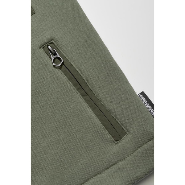 Veste zippée Moltobo kaki vert en coton pour garçon Le Temps des Cerises