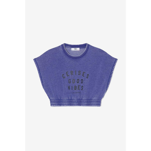 Sweat-Shirt NAELLEGI bleu en coton Le Temps des Cerises
