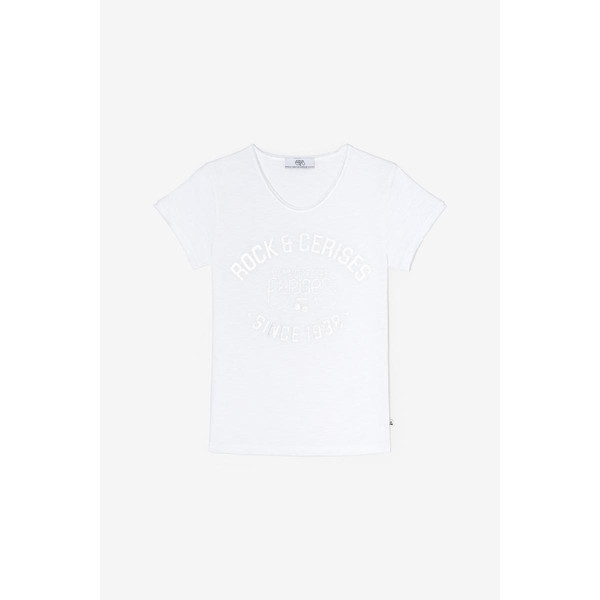 Tee-Shirt AIMEGI blanc en coton Le Temps des Cerises LES ESSENTIELS ENFANTS