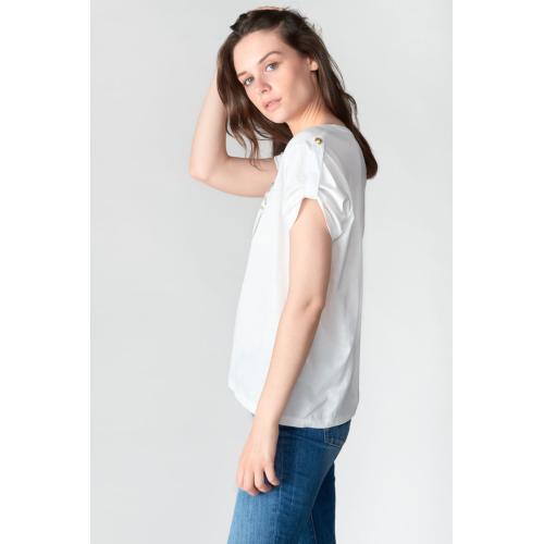 Tee-Shirt DWIGHT blanc Lily T-shirt manches courtes