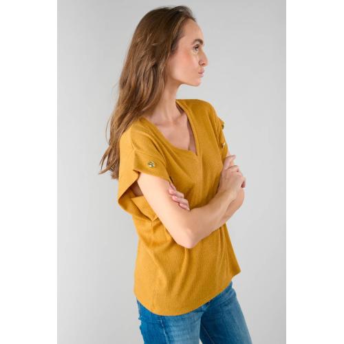 Tee-Shirt NARCISS jaune Lucy Le Temps des Cerises
