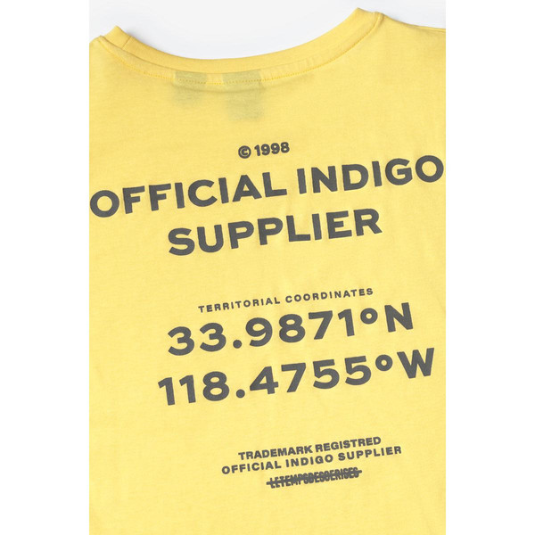 T-shirt Shumbo jaune en coton Le Temps des Cerises
