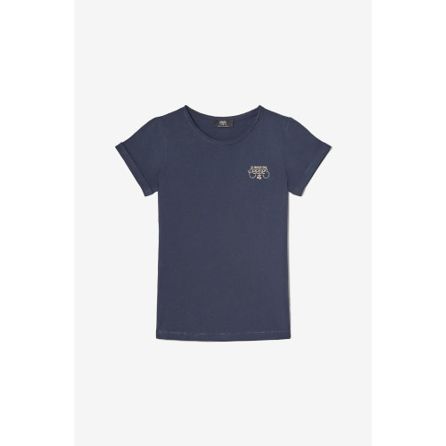 Tee-Shirt SMLTRAGI bleu en coton Le Temps des Cerises LES ESSENTIELS ENFANTS