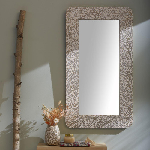 3S. x Home - Miroir encadrement bois  - Miroirs Design