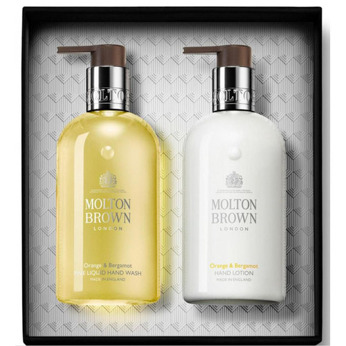 Molton Brown - Coffret savon et lotion pour mains orange & bergamot collection - Gels & Bains Douche