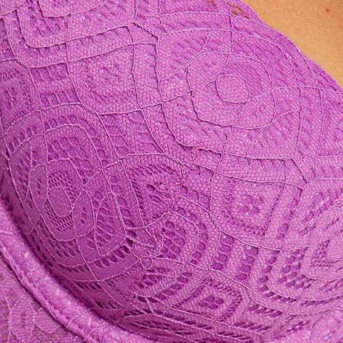 Soutien-gorge ampliforme coque moulée violet Gwen Morgan Lingerie Mode femme