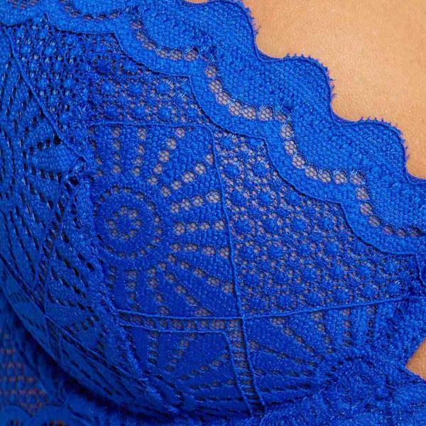 Soutien-gorge corbeille bleu Lison Morgan Lingerie Mode femme