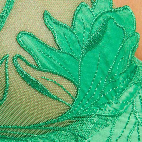 Soutien-gorge corbeille vert Capucine Morgan Lingerie Mode femme