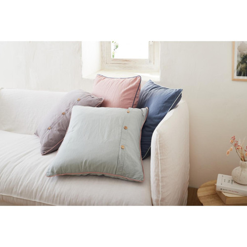 Nydel - Coussin Céladon ORGANIC - Coussin vert