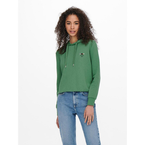 Only - Sweatshirt vert - Sweat femme