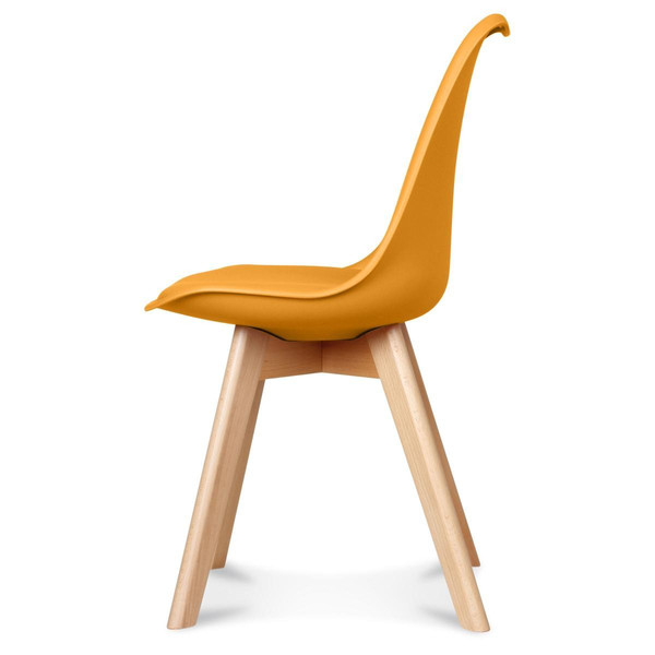 Chaise Design Style Scandinave Miel GAVLEBORG 3S. x Home